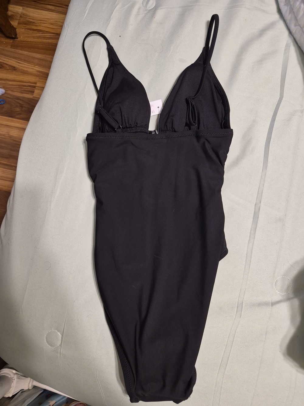 J.Crew Black Ruched One-Piece Swimsuit - Picture 2 of 5